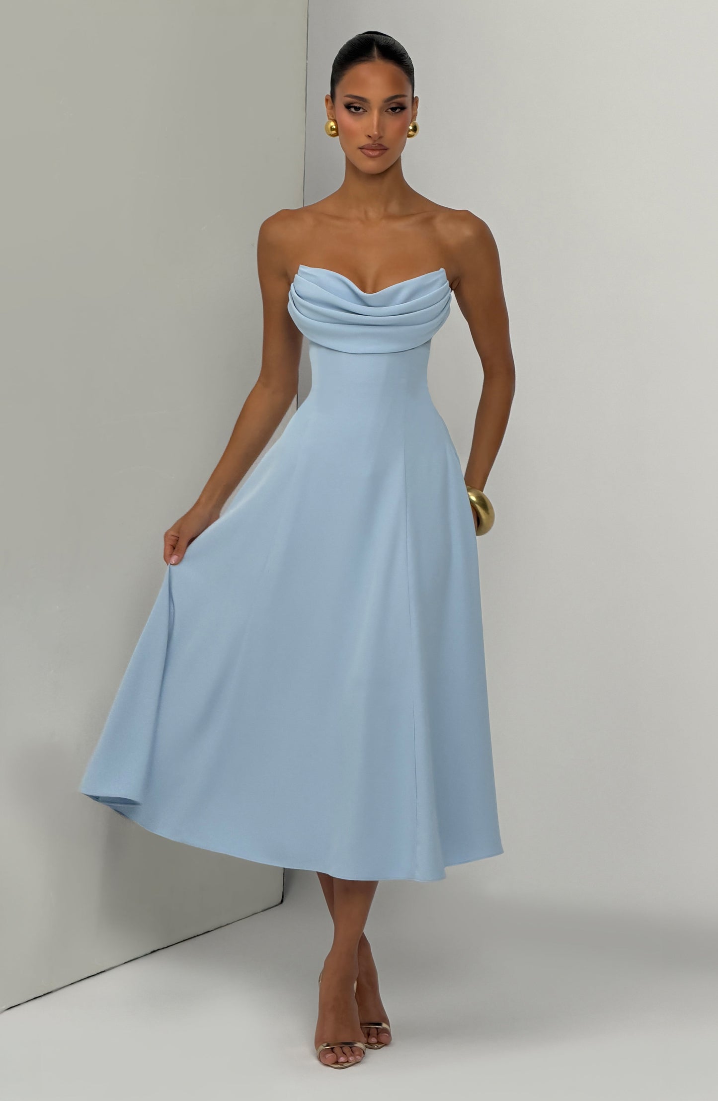Marlowe Midi Dress - Glacier Blue