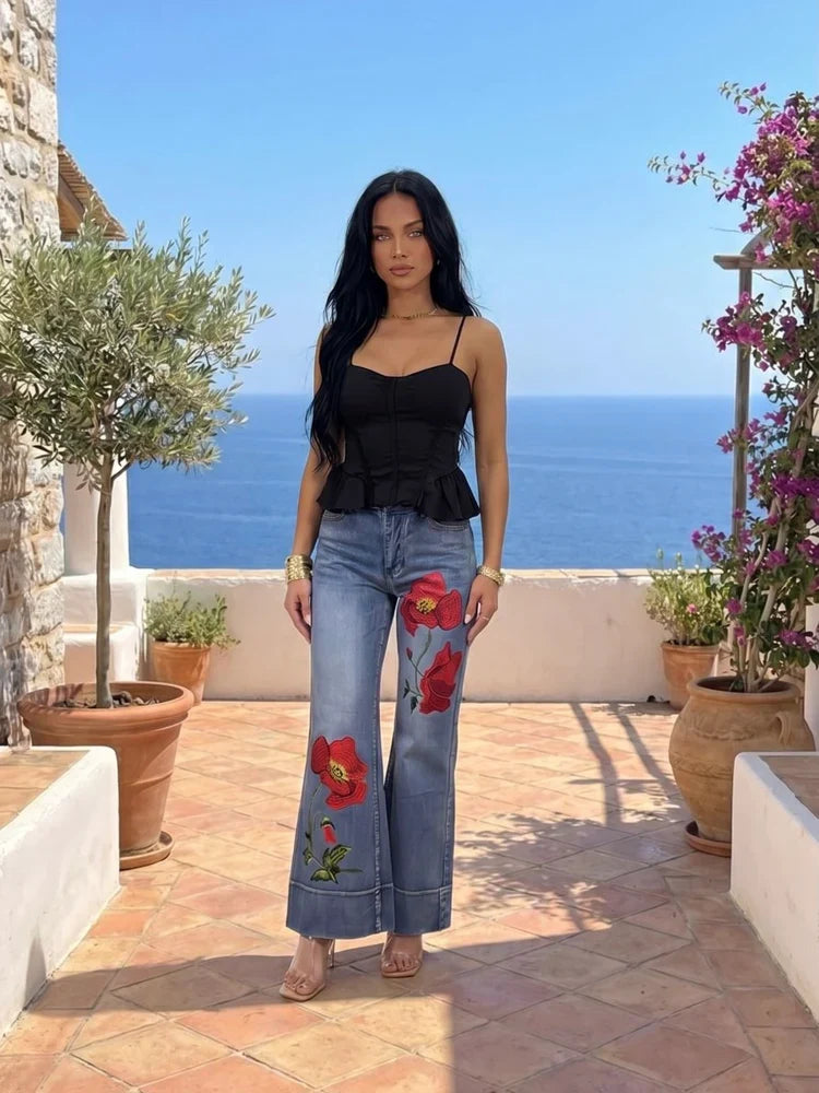 JEANS FLOWERS