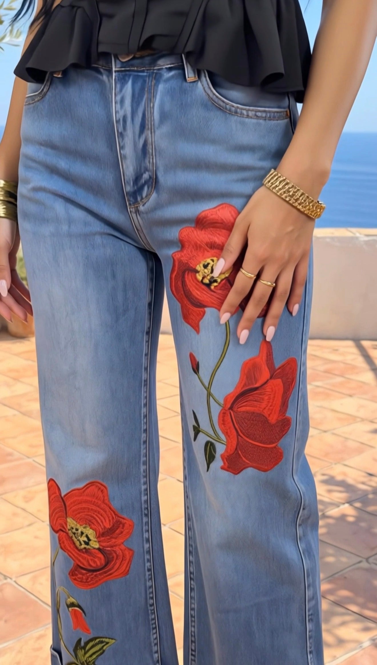 JEANS FLOWERS