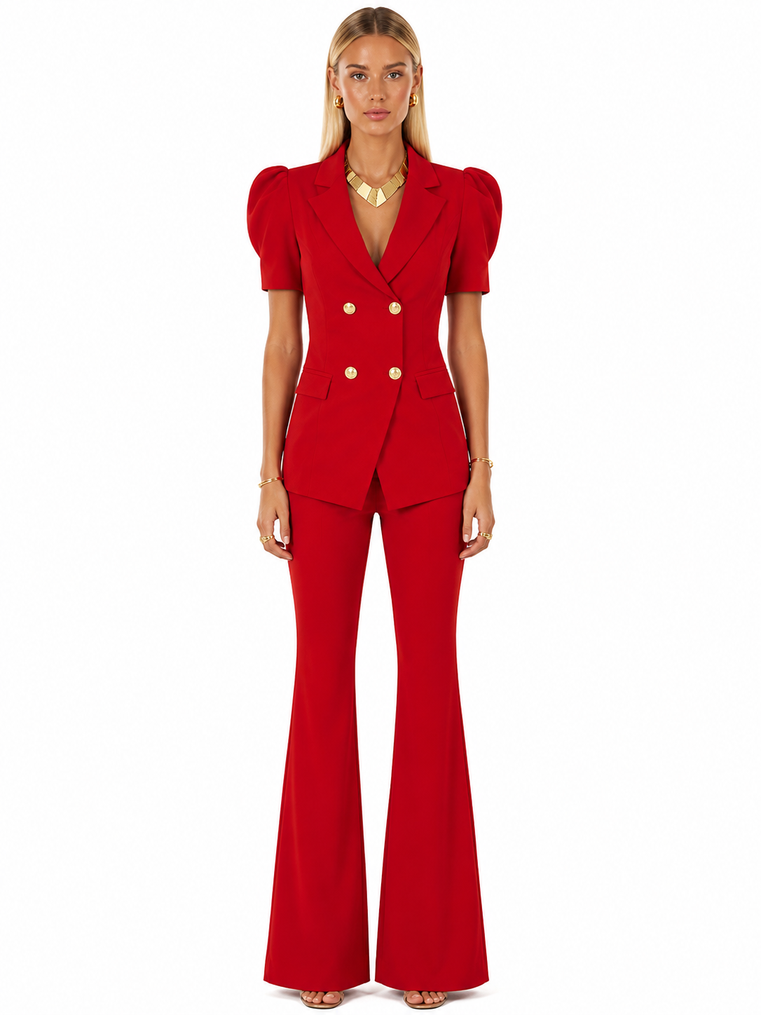 Conjunto Elegante de Primavera-Verano