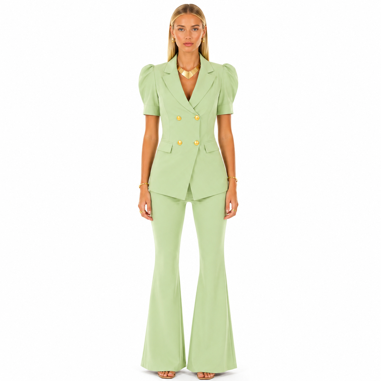 Conjunto Elegante de Primavera-Verano