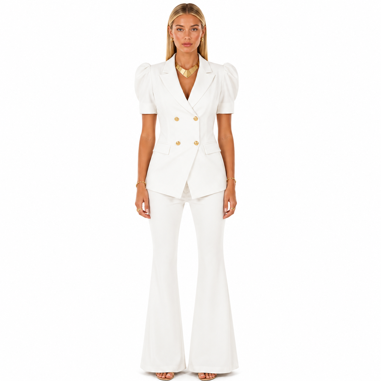 Conjunto Elegante de Primavera-Verano