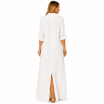 Vestido Maxi con Botones