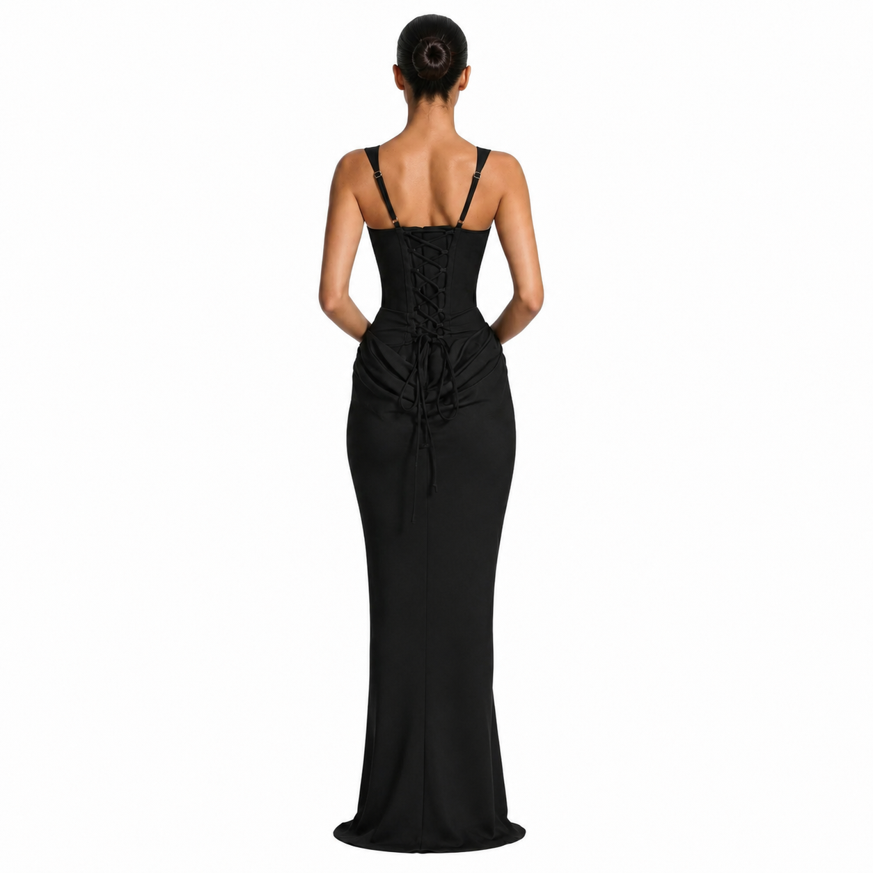 Vestido Maxi Efecto Reloj de Arena