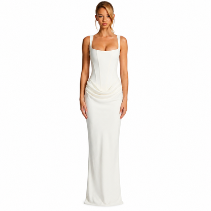 Vestido Maxi Efecto Reloj de Arena