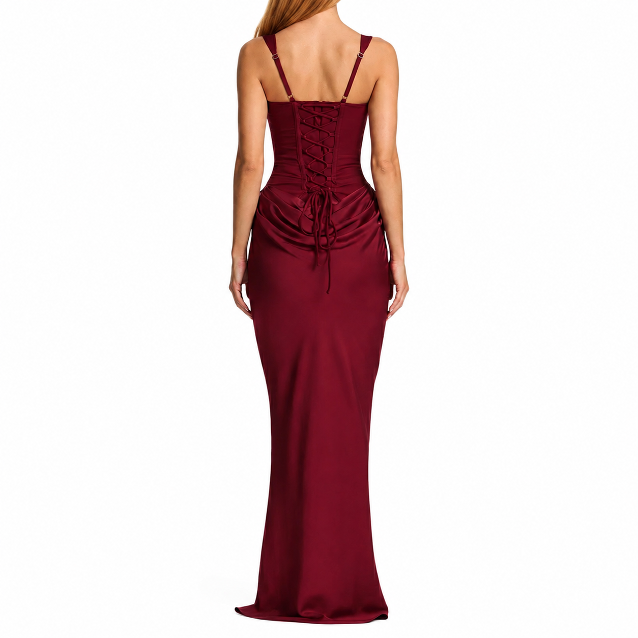 Vestido Maxi Efecto Reloj de Arena