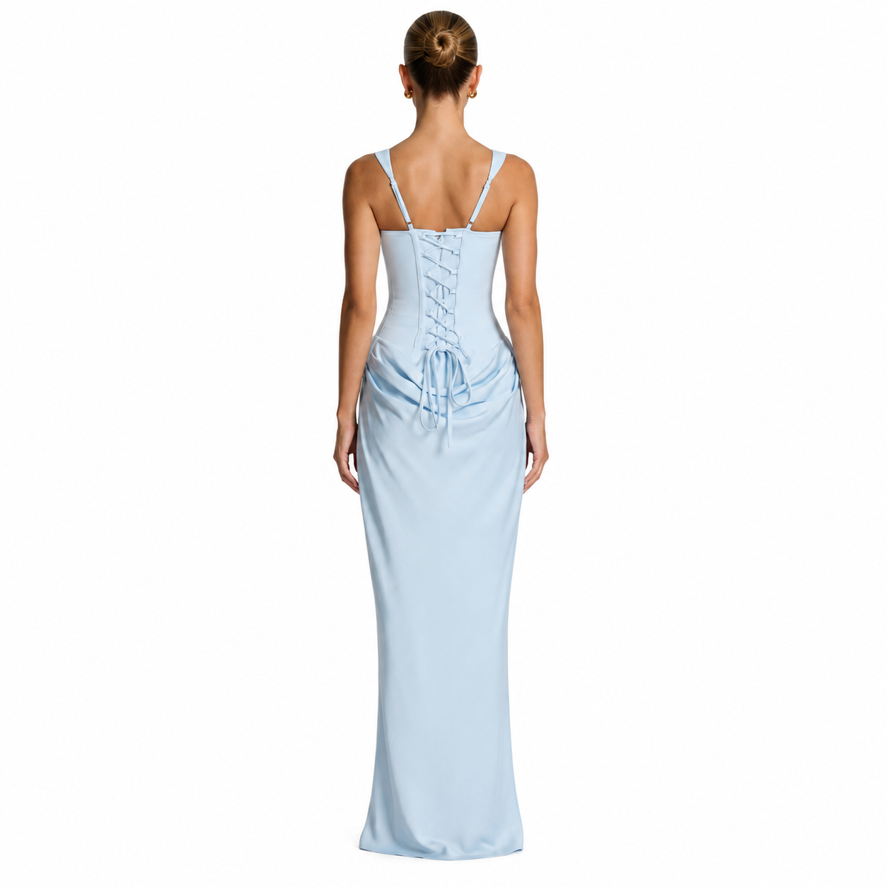 Vestido Maxi Efecto Reloj de Arena