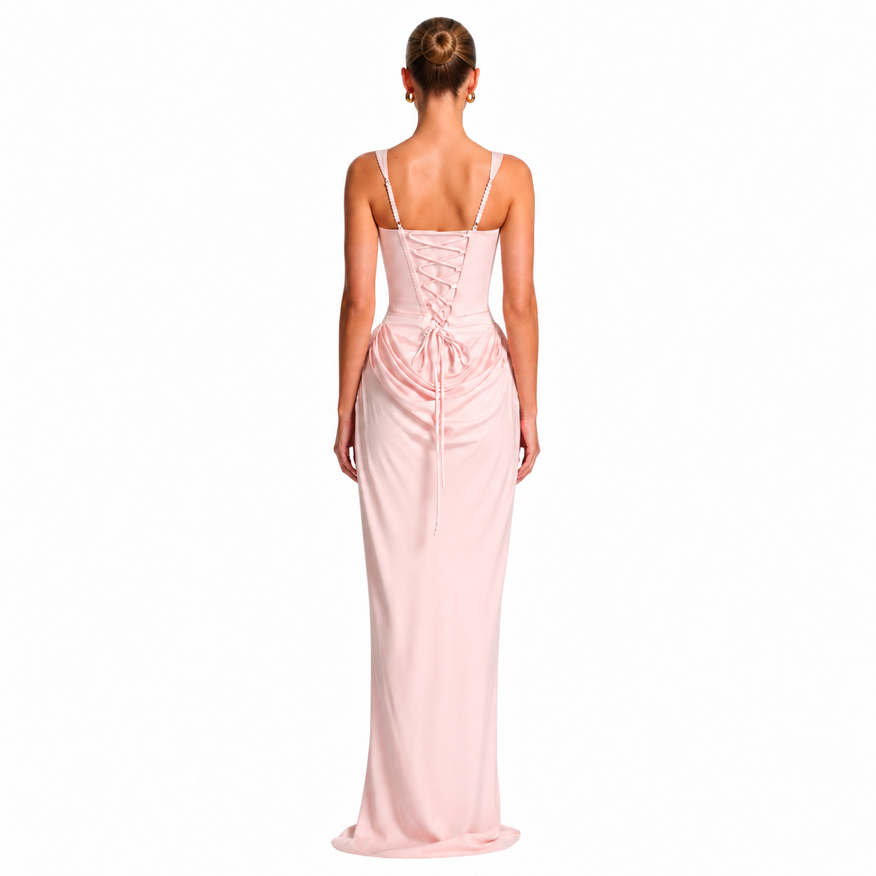 Vestido Maxi Efecto Reloj de Arena