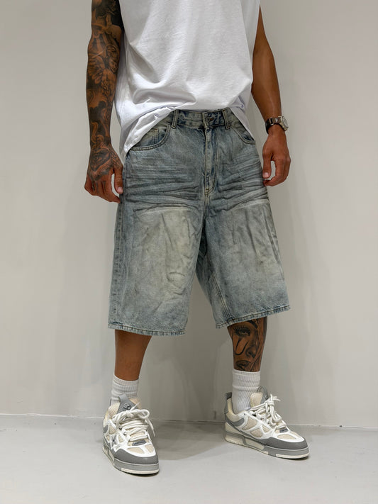 Bermuda Denim Marmorizzato