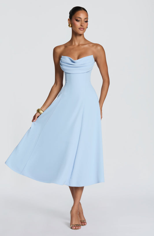 Marlowe Midi Dress - Glacier Blue
