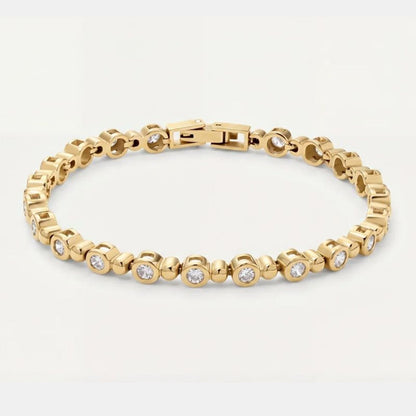 Bracciale Tennis - Perline Mini Oro