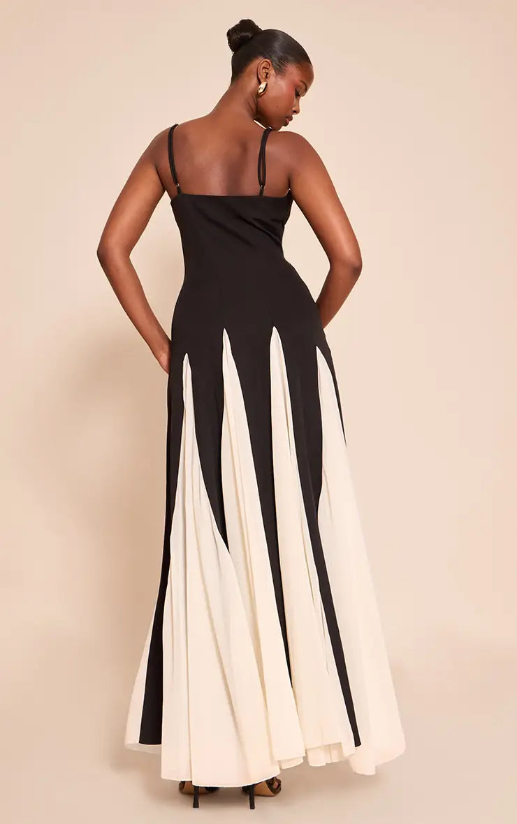 LYNDA CONTRAST SLIP DRESS