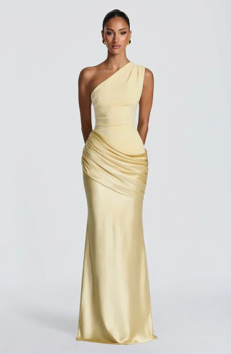 EMMA SATIN DRESS