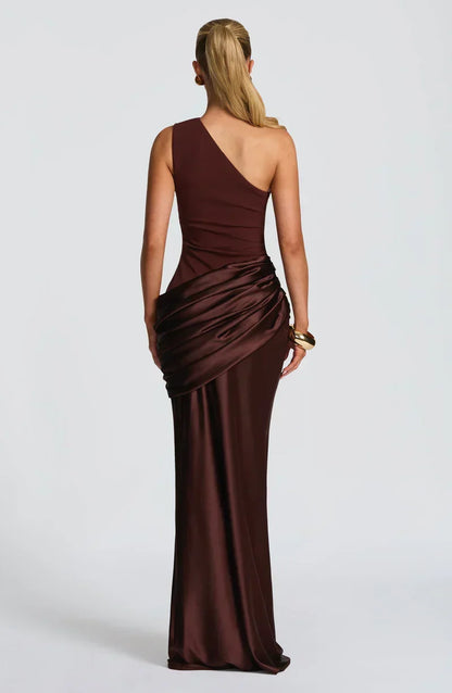 EMMA SATIN DRESS
