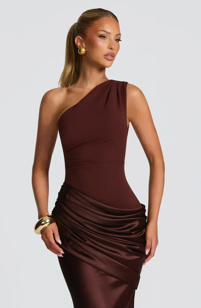 EMMA SATIN DRESS