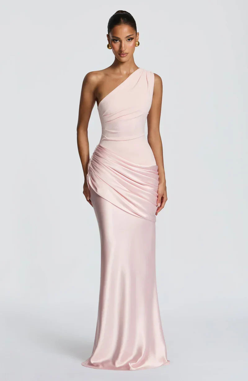 EMMA SATIN DRESS