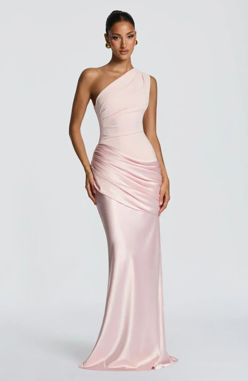EMMA SATIN DRESS