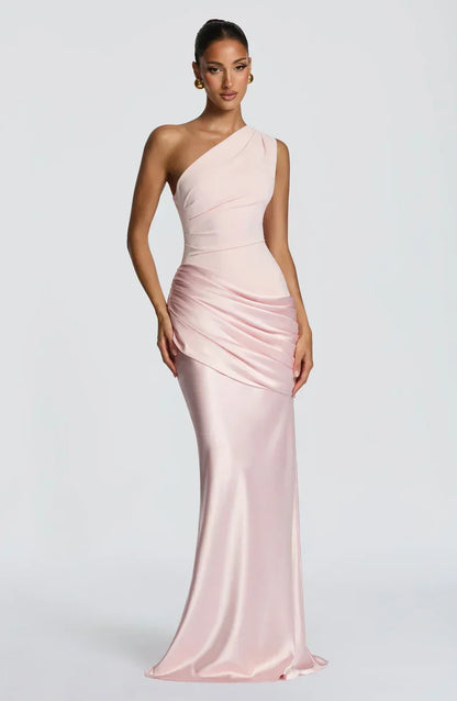 EMMA SATIN DRESS