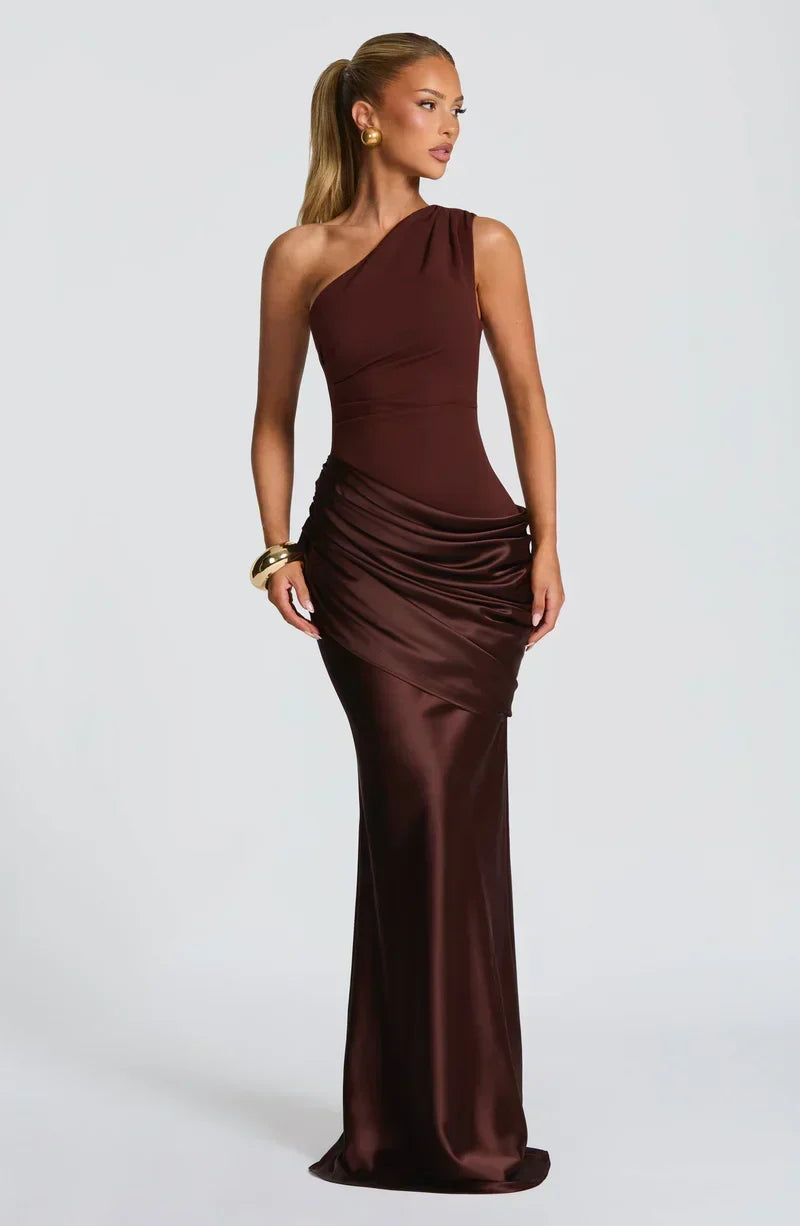 EMMA SATIN DRESS